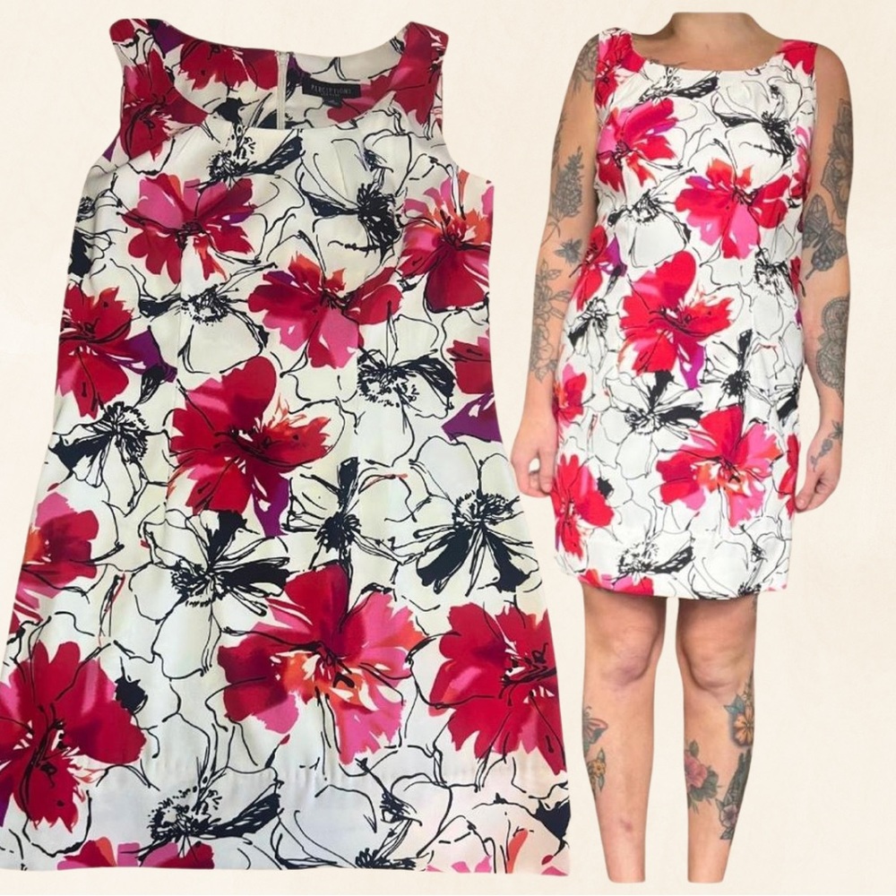 Perceptions New York Vibrant Floral Dress